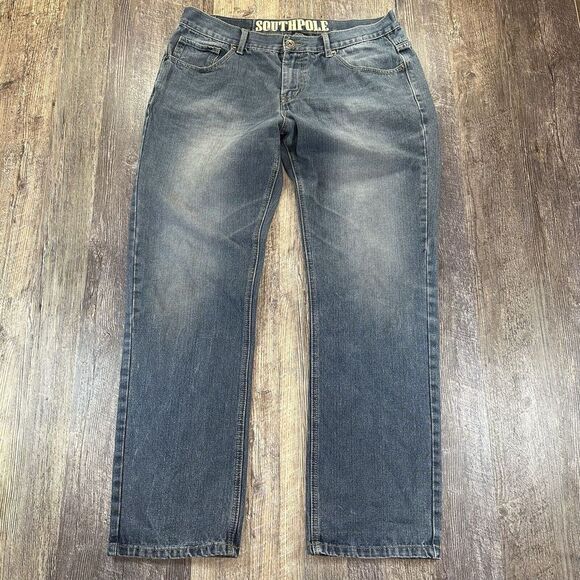 South Pole Other - Southpole Original Collection Straight Leg Jeans Mens Size 38x32 Medium Denim